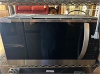 LG Stainless & Black Microwave Customer Return