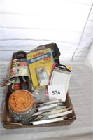MISC. ELECTRIC SUPPLIES BOX LOT