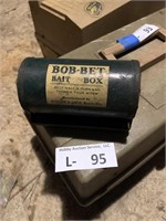 Vintage Bob-Bet Bait Box