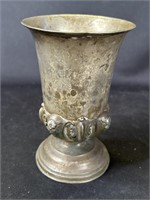 Vintage silver goblet cup