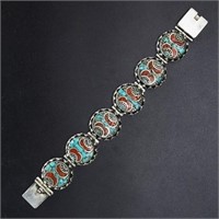 Tibet Hand Made Turquoise Bracelet