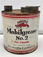 Vacuum Gargoyle MOBILGREASE 5LB Grease Tin