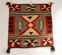 Navajo Red Mesa Single Saddle Blanket