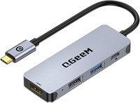 QGeeM 4-in-1 USB C to HDMI Hub