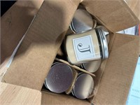 CASE OF 6 MONOGRAM J VANILLA BEAN CANDLES