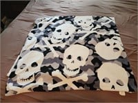 Skull beach towel