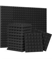 Pyramid Designed Acoustic Foam Panels 12 pack