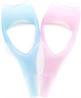 2 pcs plastic three in one makeup eyelash tool