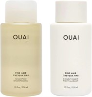 OUAI Fine Shampoo + Conditioner Set