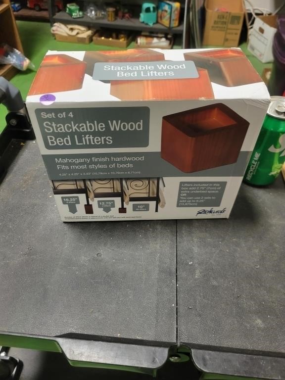 Stackable Wood Bed Lifters