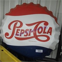 Pepsi cola tin sign 27"