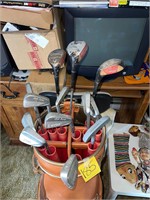 VTG golf clubs and golf bag