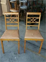 Pair of early robotic chairs