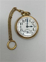 1952 Elgin 575 10K GF Pocket Watch - Runs