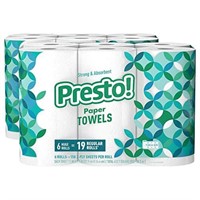 Amazon Brand - Presto! Flex-a-Size Paper Towels,
