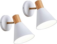 Wall Sconces Lighting Fixture,White 2 pack