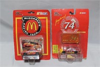 2 MCDONALDS MATCHBOX CARDS