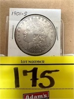 1901-S MORGAN DOLLAR