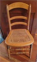 Wood and Cane Chair