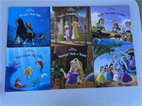 6 DISNEY PRINCESS BOOKS