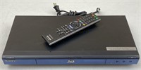 Sony Blu-ray disc player with remote, HDMI cable