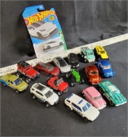 16 cars. Hotwheels, Matchbox & others