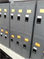 6-Door Metal Locker Set