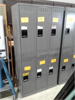 6-Door Metal Locker Set