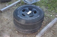 (2) Goodyear 225/75R17 Tires