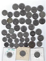 Set of 50 Canada Coins,2,5,10,25 Cents+Gift! N1F