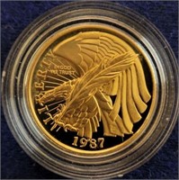 1987-W Constitution Bicentennial Gold $5