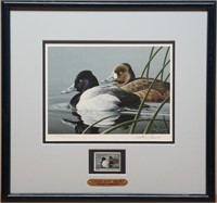 Neal Anderson, Lesser Scaup Duck Stamp & Art 1988