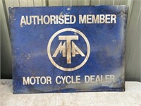 MTA Motorcycle dealer sign