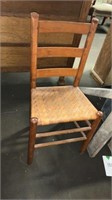 Small wooden & Woven Children's Chair
