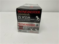 2 Boxes of 25 WSSM 1- Winchester Silver Ballistic