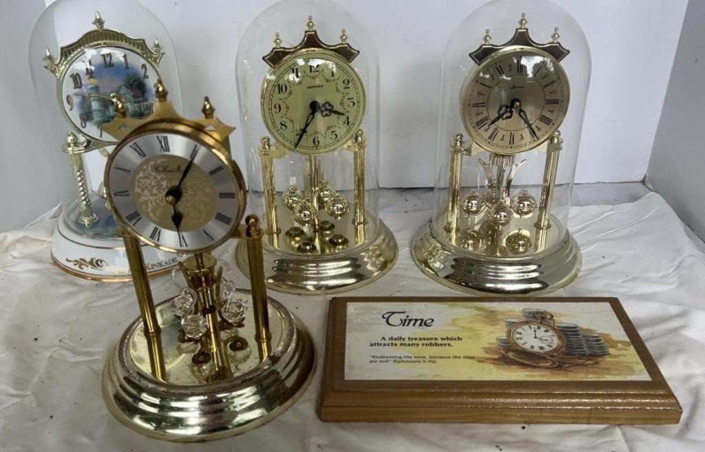 Anniversary Clocks and Plaque