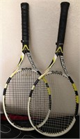 L - 2 TENNIS RACKETS & CASES (G17)