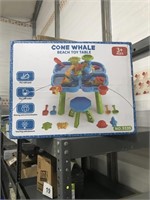 CONE WHALE BEACH TOY SAND/WATER TABLE