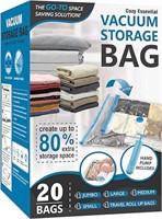 20 Pack Vacuum Storage Bags, Space Saver Bags (4 J