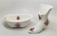 Athena Ceramic Bath Tub and Boot, Matching