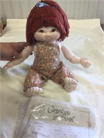 Misc. doll with certificate