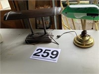 Pair of vintage desk lamps