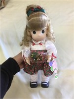 December Holly precious moments doll