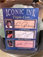 Iconic Ink Triple Cuts rare Limited Fac Auto