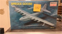 Model Spruce Goose Airplane never opened