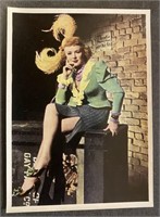 BETTY GRABLE: Scarce BANTA Chewing Gum Card (1956)