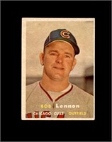 1957 Topps #371 Bob Lennon P/F to GD+