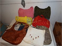 9 Assorted purses