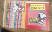 1958 & 1965 Snoopy Note Pads Like New