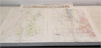 3 TOPO Maps: West central Indiana, Brownsburg &